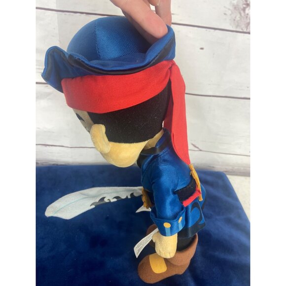 Disney Store Jake & The Neverland Pirates CAPTAIN JAKE Stuffed Plush Toy 14" - Picture 4 of 6